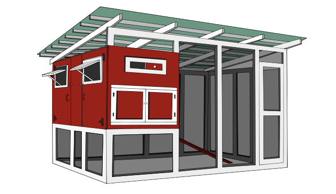 The Ready Stores's Large Chicken Coop Design