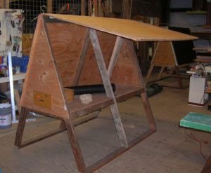 A-Frame Chicken Coop Plans Simple Loft