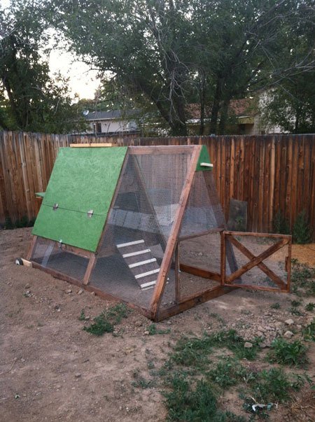 A-Frame Chicken Coop Plans Backyard Tractor