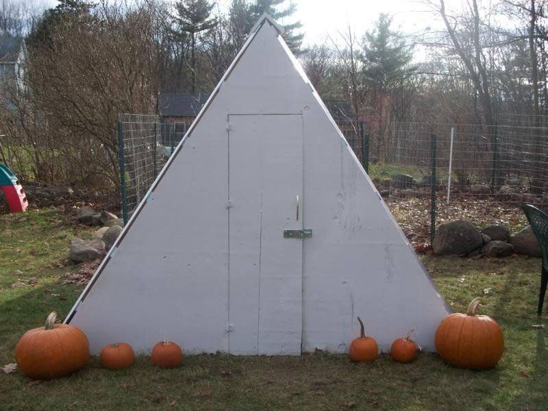 A-Frame Chicken Coop Plans Secured and Critter Proof