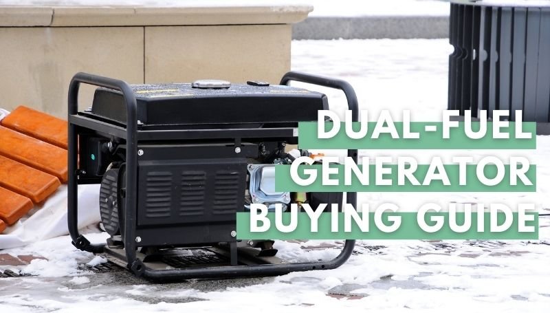 featured image of the best dual-fuel generator article