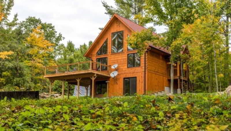 Log Cabin Kits from the Ultimate List of Affordable Green Prefab Homes