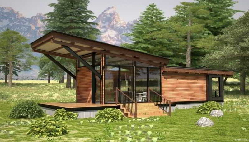 Wellhaus Wedge from the Ultimate List of Affordable Green Prefab Homes