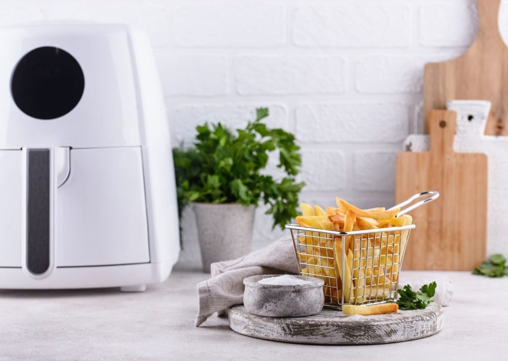 french fries cooked in air fryer