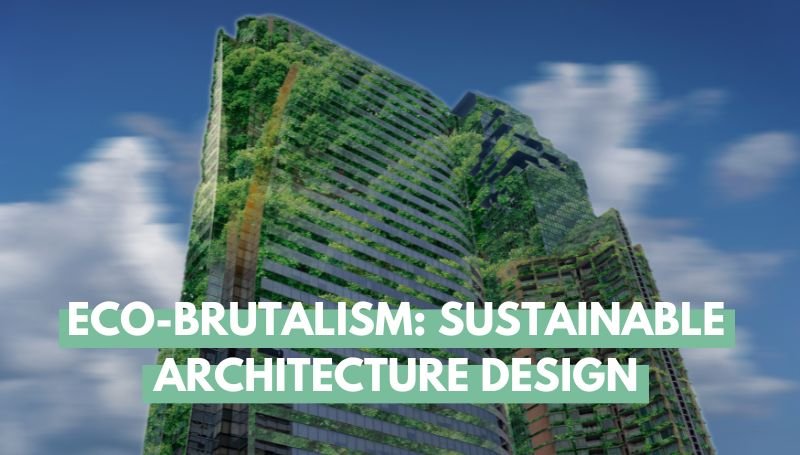 Eco-Brutalism sustainable architecture design